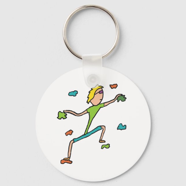 Indoor Climbing Keychain (Front)