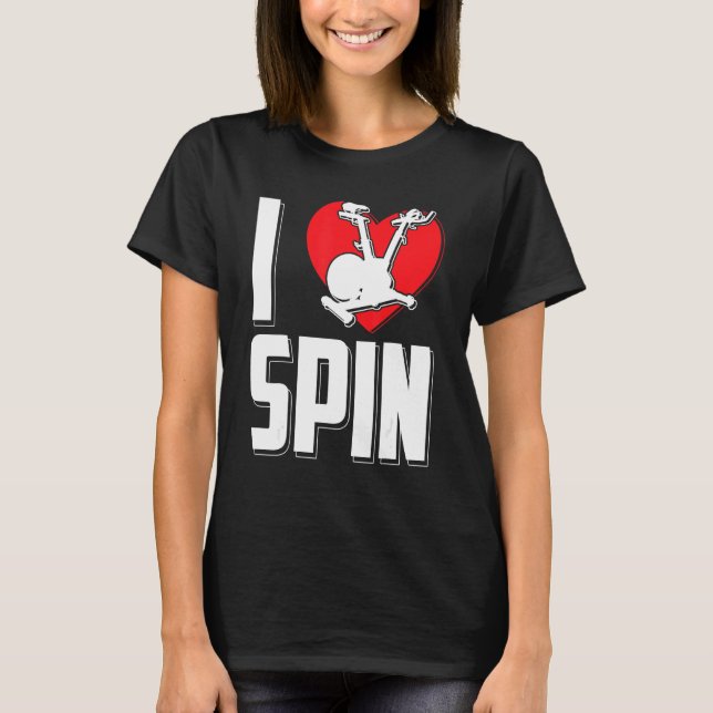 Indoor Cycling Exercise Bike Indoor Bike Spin Cycl T-Shirt (Front)