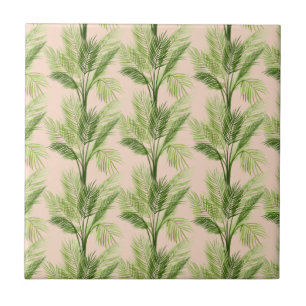 Indoor Oasis   Palm Tree Pattern Tile