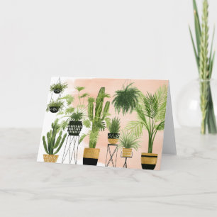 Indoor Oasis Plant Lineup Card