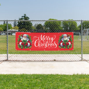 Indoor Outdoor Custom Banner-Merry Christmas Banner