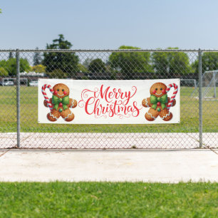 Indoor Outdoor Custom Banner-Merry Christmas Banner