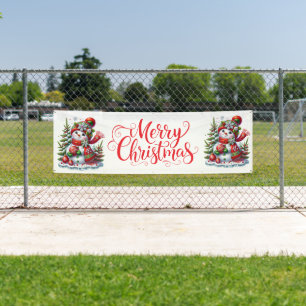 Indoor Outdoor Custom Banner-Merry Christmas Banner