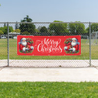 Indoor Outdoor Custom Banner-Merry Christmas