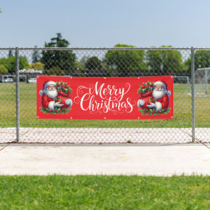 Indoor Outdoor Custom Banner-Merry Christmas Banner