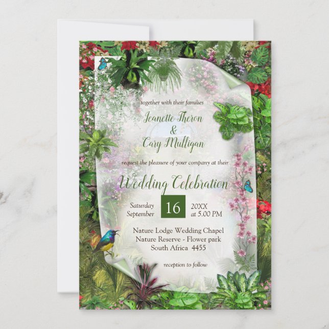 Indoor, Outdoor Nature in Bloom Invitation (Front)