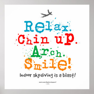 Indoor Skydiving is a Blast! Poster