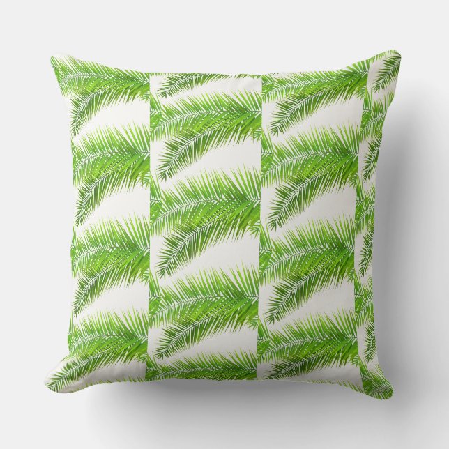 Indoor Throw Pillow-Palms Pillow (Front)
