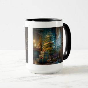 Indoors Christmas Tree Combo Mug, 15 oz Mug