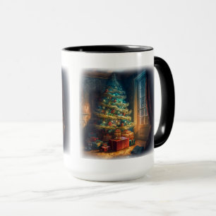 Indoors Christmas Tree Combo Mug, 15 oz  Mug
