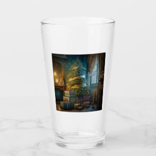 Indoors Christmas Tree Glass Tumbler