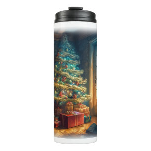 Indoors Christmas Tree Thermal Tumbler