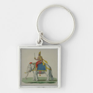 Indra, engraved by Marlet et Cie (colour litho) Keychain