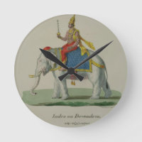 Indra, engraved by Marlet et Cie (colour litho)