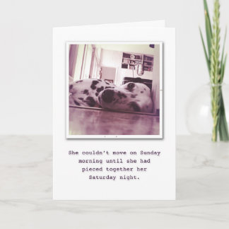 Indulge on your Birthday. Card