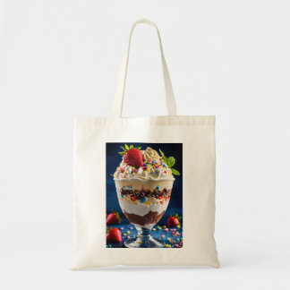 Indulgent Ice Cream Sundae Delight printed bag
