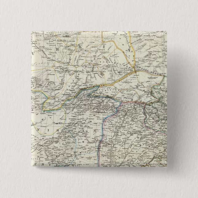 Induslander South Asia 2 Inch Square Button (Front)