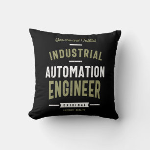 Industrial Automation Engineer Throw Pillow