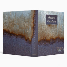 Industrial Blue Rust Metal Texture - Customizable Binder