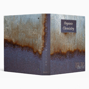 Industrial Blue Rust Metal Texture - Customizable  Binder