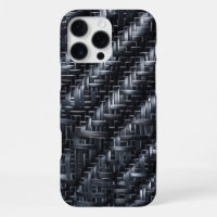 Industrial Carbon Fiber Weave Textured 3D Pattern