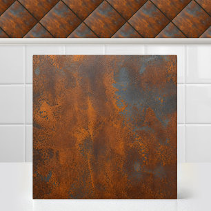 Industrial Corten Steel Weathered Iron Rust Metal Tile