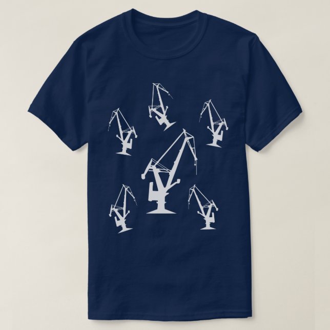 industrial cranes design T-Shirt (Design Front)
