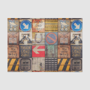 Industrial Decoupage Tissue for collage and crafts Paper