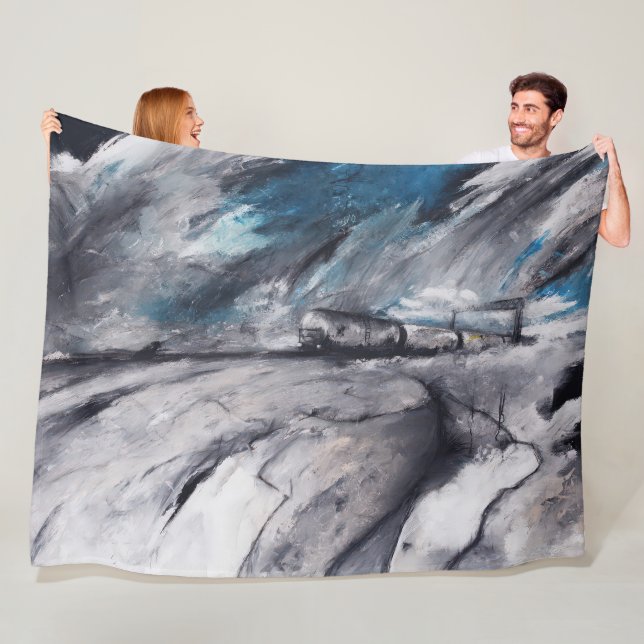 Industrial Drift  Fleece Blanket (In Situ)