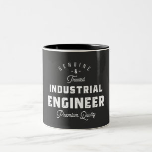 Industrial engineer, cool, engineer, engineering, Two-Tone coffee mug