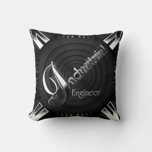 Industrial Engineer Deco Flare Throw Pillow