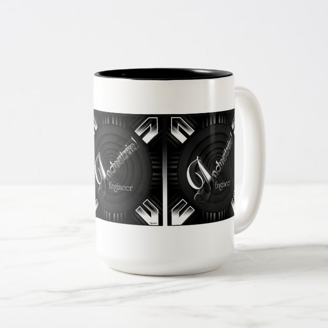 Industrial Engineer Deco Flare Two-Tone Coffee Mug (Front Right)