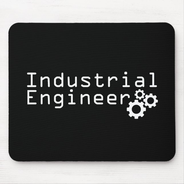 Industrial Engineering Funny Engineer Mouse Pad (Front)