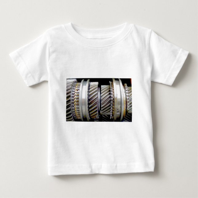 Industrial Gears Baby T-Shirt (Front)