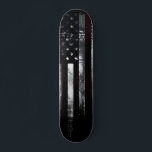 Industrial Grunge American Flag Skateboard<br><div class="desc">SHRED HARD FOR LIFE,  LIBERTY,  AND THE PURSUIT OF AGRO SICK TRICKS with this Industrial,  Grunge American Flag Deck!</div>