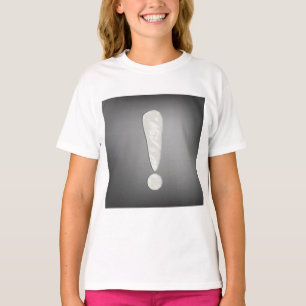 Industrial Grunge Exclamation Mark Symbol T-Shirt