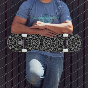 Industrial Mandala  Skateboard