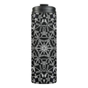 Industrial Mandala  Thermal Tumbler