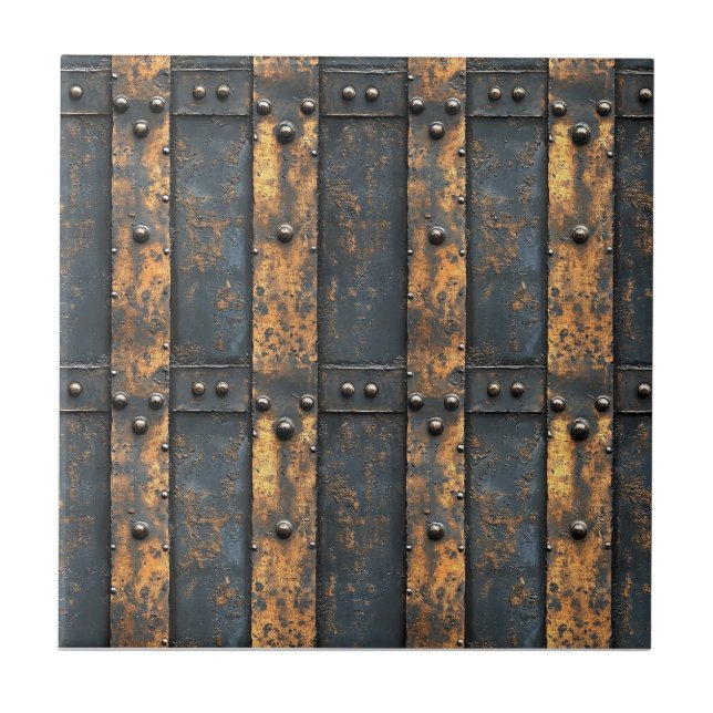Industrial Metal Rustic  Tile (Front)