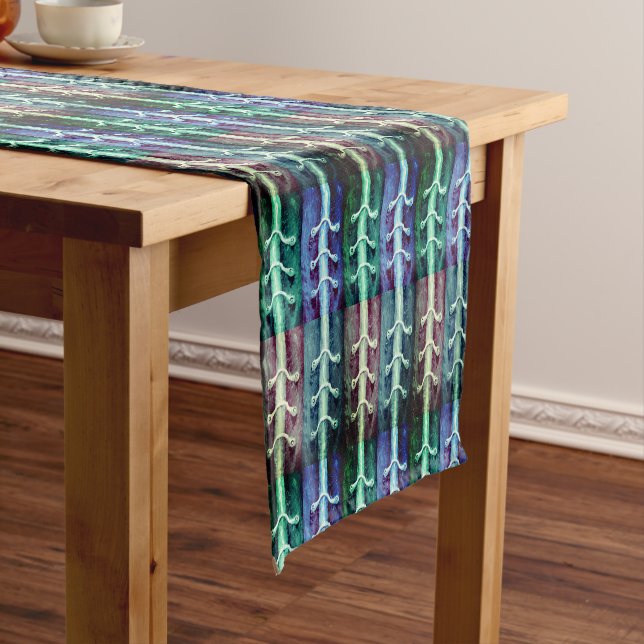 Industrial Minimalism Colours Abstract Design - Short Table Runner (In Situ)