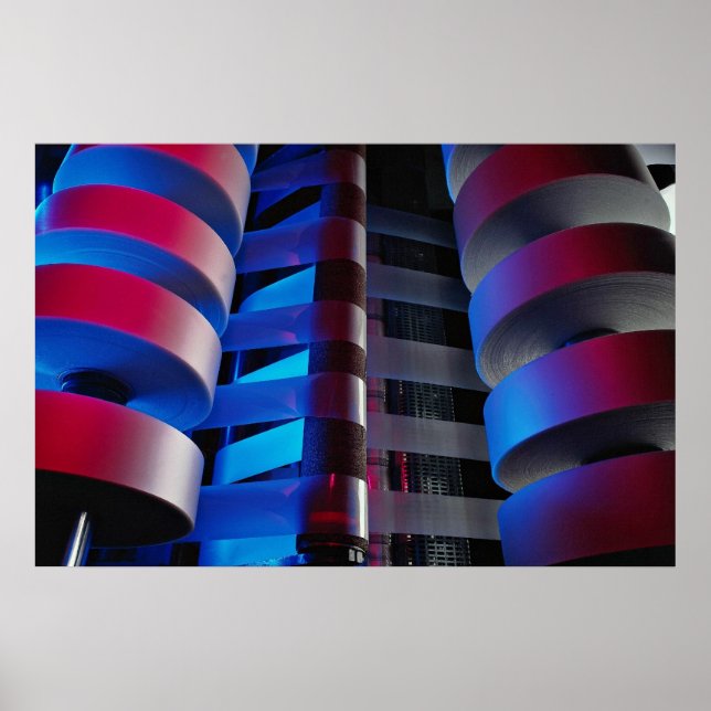 Industrial packaging machine detail poster (Front)