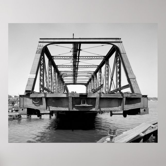 Industrial Photo - Railroad Bridge Poster (Front)