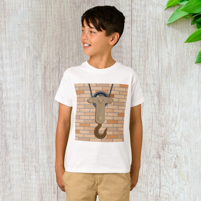 Industrial Pulley Hook Vintage Mechanical Design  T-Shirt (Creator Uploaded)