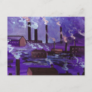 INDUSTRIAL SCENE POSTCARD