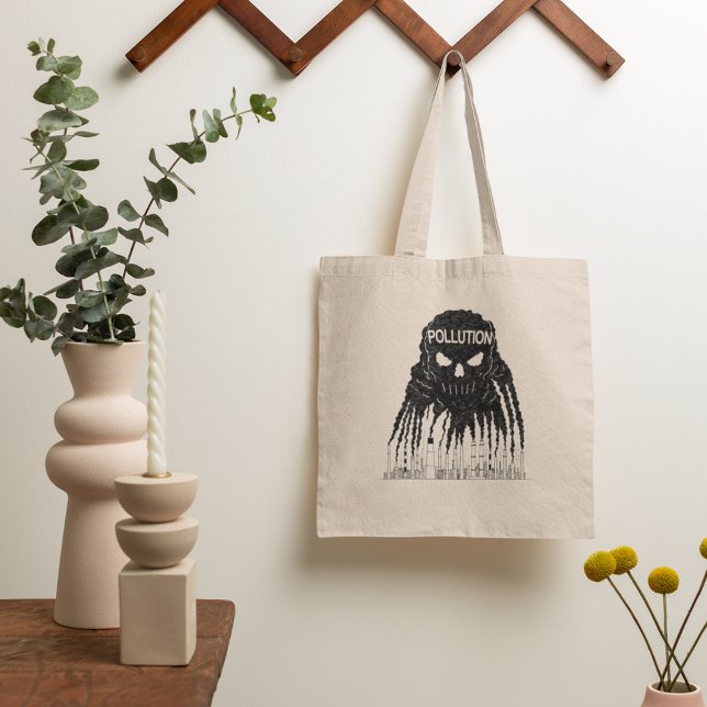 Industrial Smog Monster Cloud Tote Bag (Creator Uploaded)