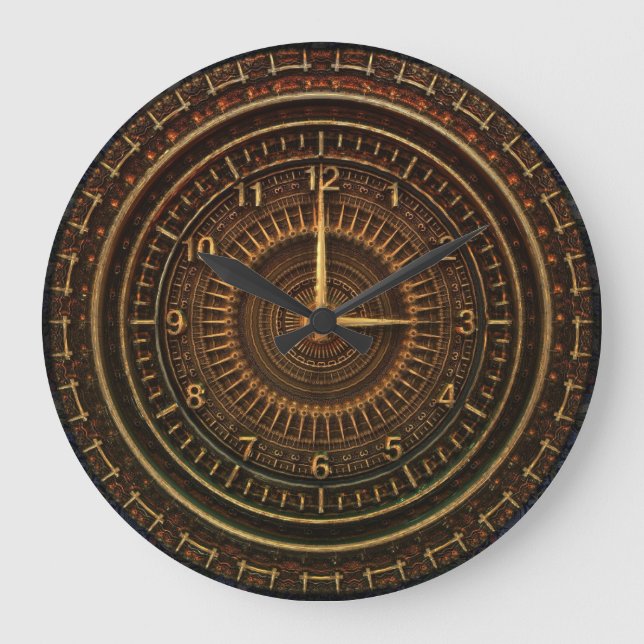 Industrial steampunk clock (Front)