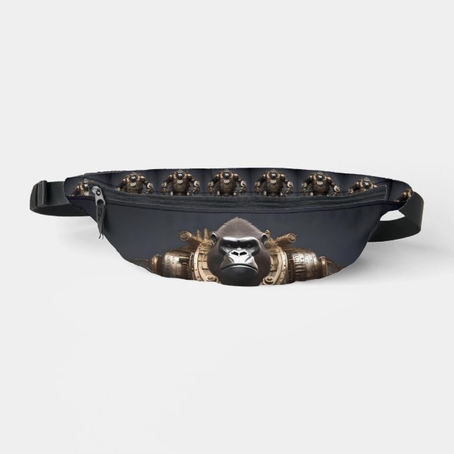 Industrial Steampunk Gorilla,  Fanny Pack (Front)