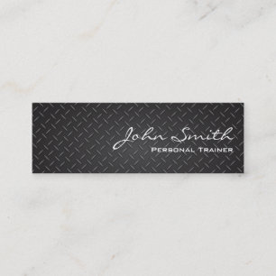 Industrial Steel Metal Trainer Business Card
