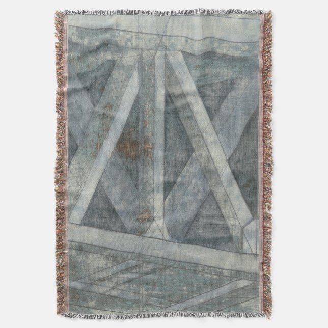 Industrial Structure | Bridge Throw Blanket (Front Vertical)