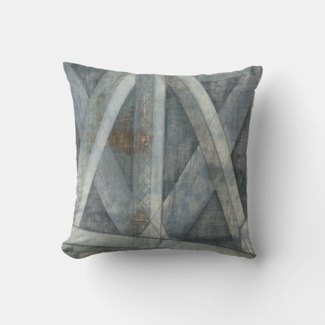 Industrial Structure | Bridge Throw Pillow (Front)